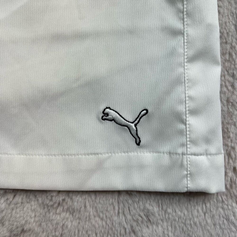 Puma Mini Skirt Skort Womens Size 4 White Golf Tennis Shorts Lined - Picture 4 of 12